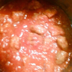 トマト煮込みハンバーグ